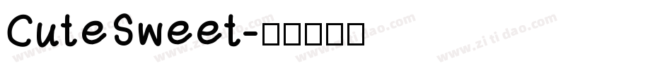CuteSweet字体转换