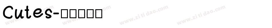 Cutes字体转换