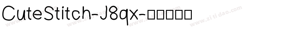 CuteStitch-J8qx字体转换