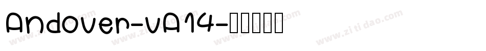 Andover-vA14字体转换