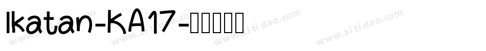 Ikatan-KA17字体转换