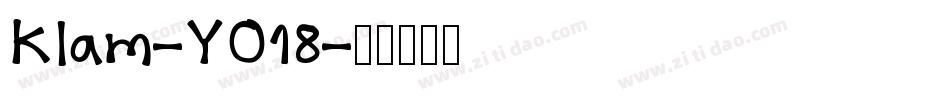 Klam-YO18字体转换