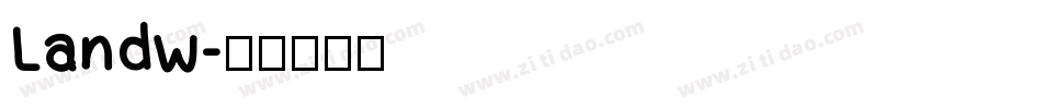 Landw字体转换
