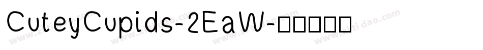 CuteyCupids-2EaW字体转换