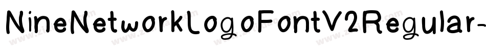 NineNetworkLogoFontV2Regular-eO0x字体转换