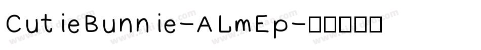 CutieBunnie-ALmEp字体转换