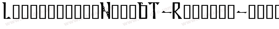 LindisfarneNovaBT-Regular字体转换