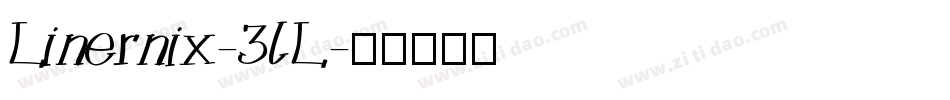 Linernix-3lL字体转换