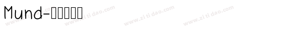 Mund字体转换