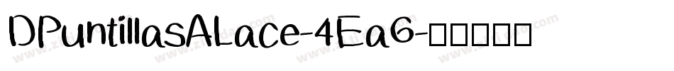 DPuntillasALace-4Ea6字体转换