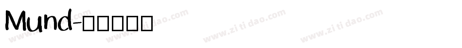 Mund字体转换