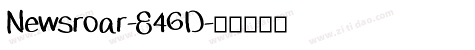 Newsroar-846D字体转换