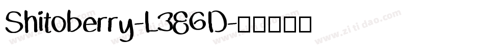 Shitoberry-L386D字体转换