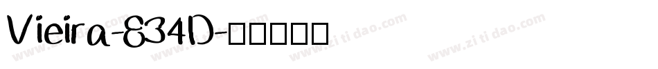 Vieira-834D字体转换