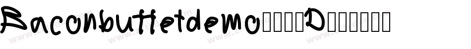 Baconbuffetdemo-759D字体转换