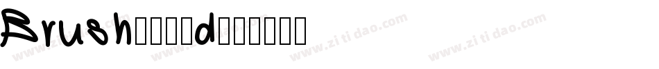 Brush-081d字体转换