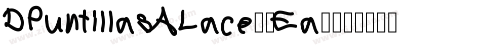 DPuntillasALace-4Ea6字体转换