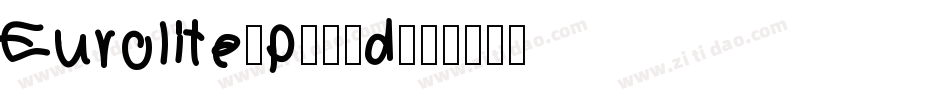 Eurolite-p739d字体转换