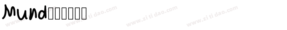 Mund字体转换