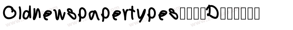 Oldnewspapertypes-449D字体转换