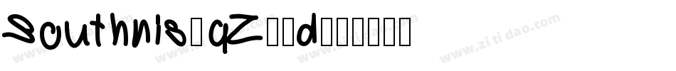 Southnis-qZ01d字体转换