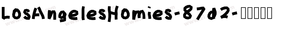 LosAngelesHomies-87d2字体转换