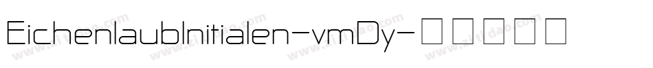 EichenlaubInitialen-vmDy字体转换