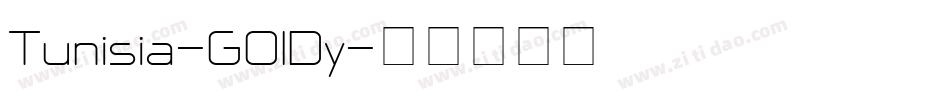 Tunisia-GOlDy字体转换