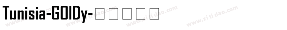 Tunisia-GOlDy字体转换