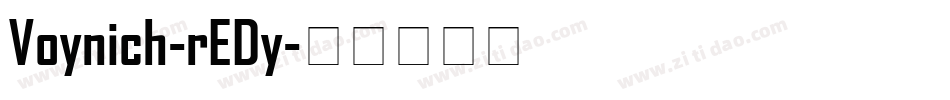 Voynich-rEDy字体转换