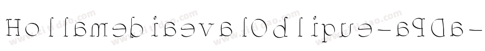 HollamediaevalOblique-aPDa字体转换