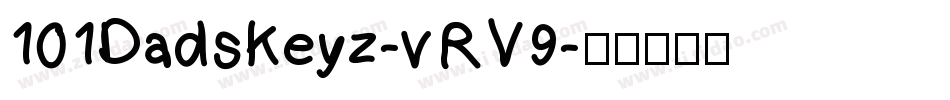 101DadsKeyz-vRV9字体转换