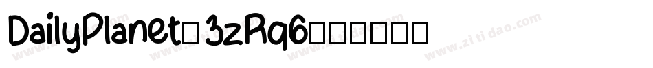 DailyPlanet-3zRq6字体转换