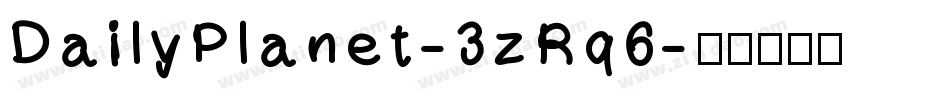 DailyPlanet-3zRq6字体转换