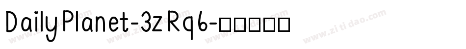 DailyPlanet-3zRq6字体转换