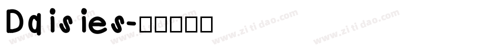 Daisies字体转换