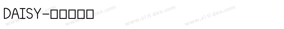DAISY字体转换