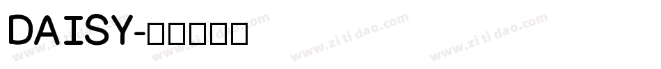 DAISY字体转换