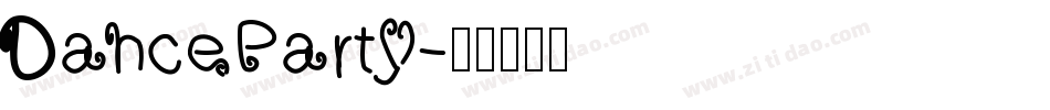 DanceParty字体转换