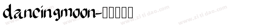 dancingmoon字体转换