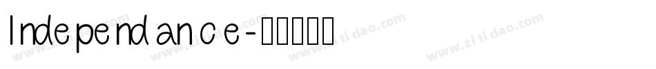 Independance字体转换