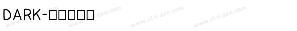 DARK字体转换