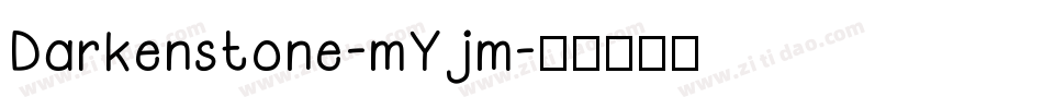 Darkenstone-mYjm字体转换