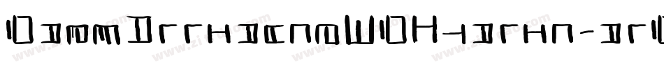 DarkAlliance3DItalic-alD5字体转换