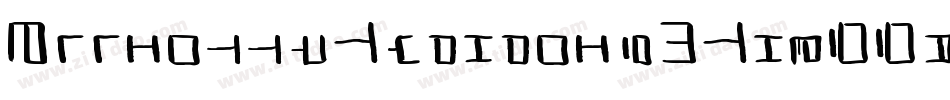 ElliottsTyphpoidMThrDDark字体转换
