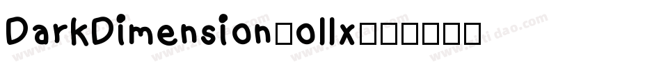 DarkDimension-ollx字体转换