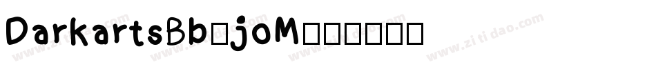 DarkartsBb-joM字体转换