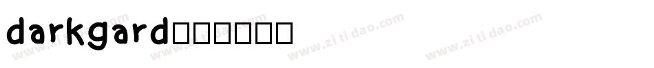 darkgard字体转换