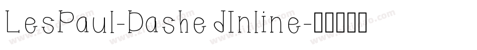 LesPaul-DashedInline字体转换
