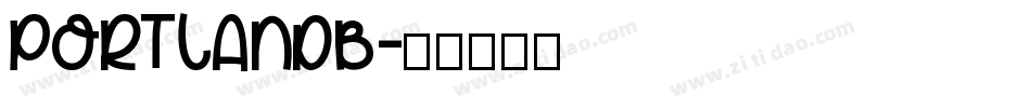 PORTLANDb字体转换